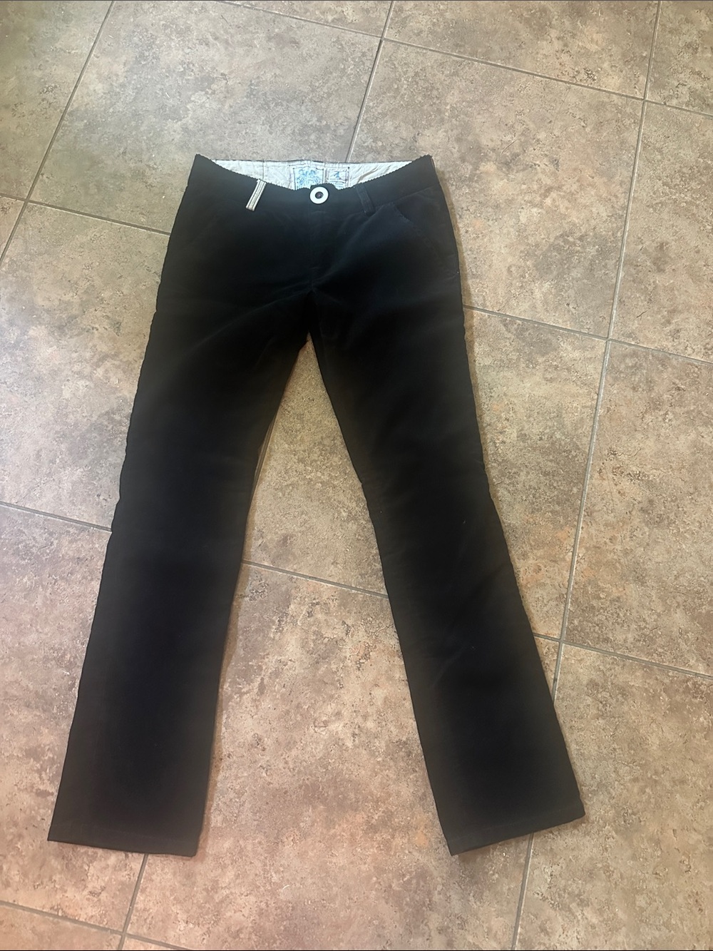 Vtg trovata women’s size 4 corduroy pants 100% cotton black
